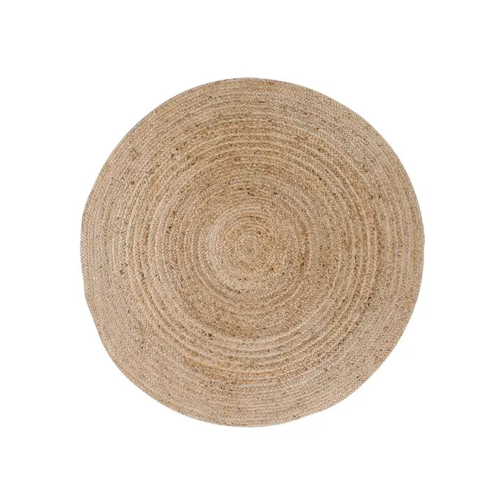 Tapis Bombay - Tapis rond en jute naturel tressé Ø90 cm