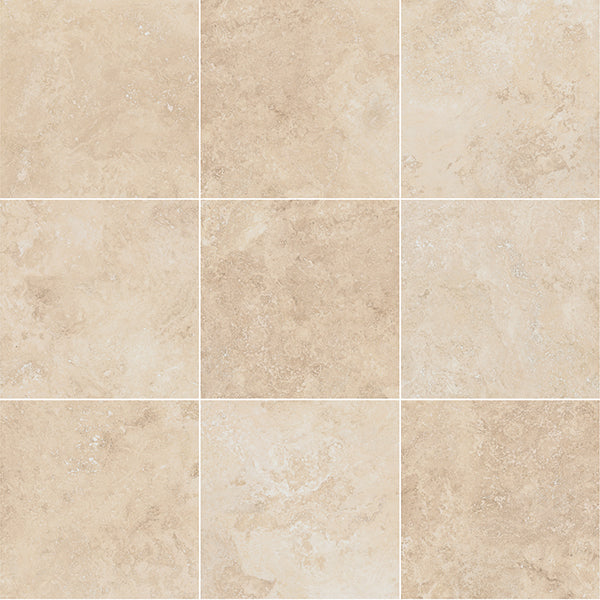 Carrelage aspect travertin 60x60