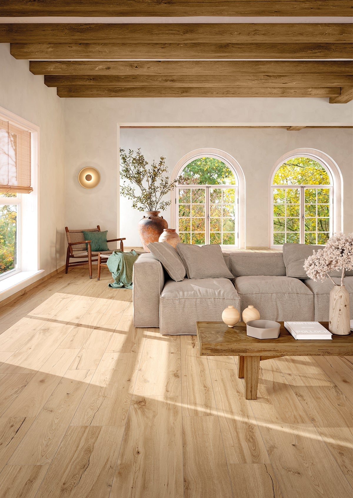 5 idées déco à mixer avec un carrelage imitation bois