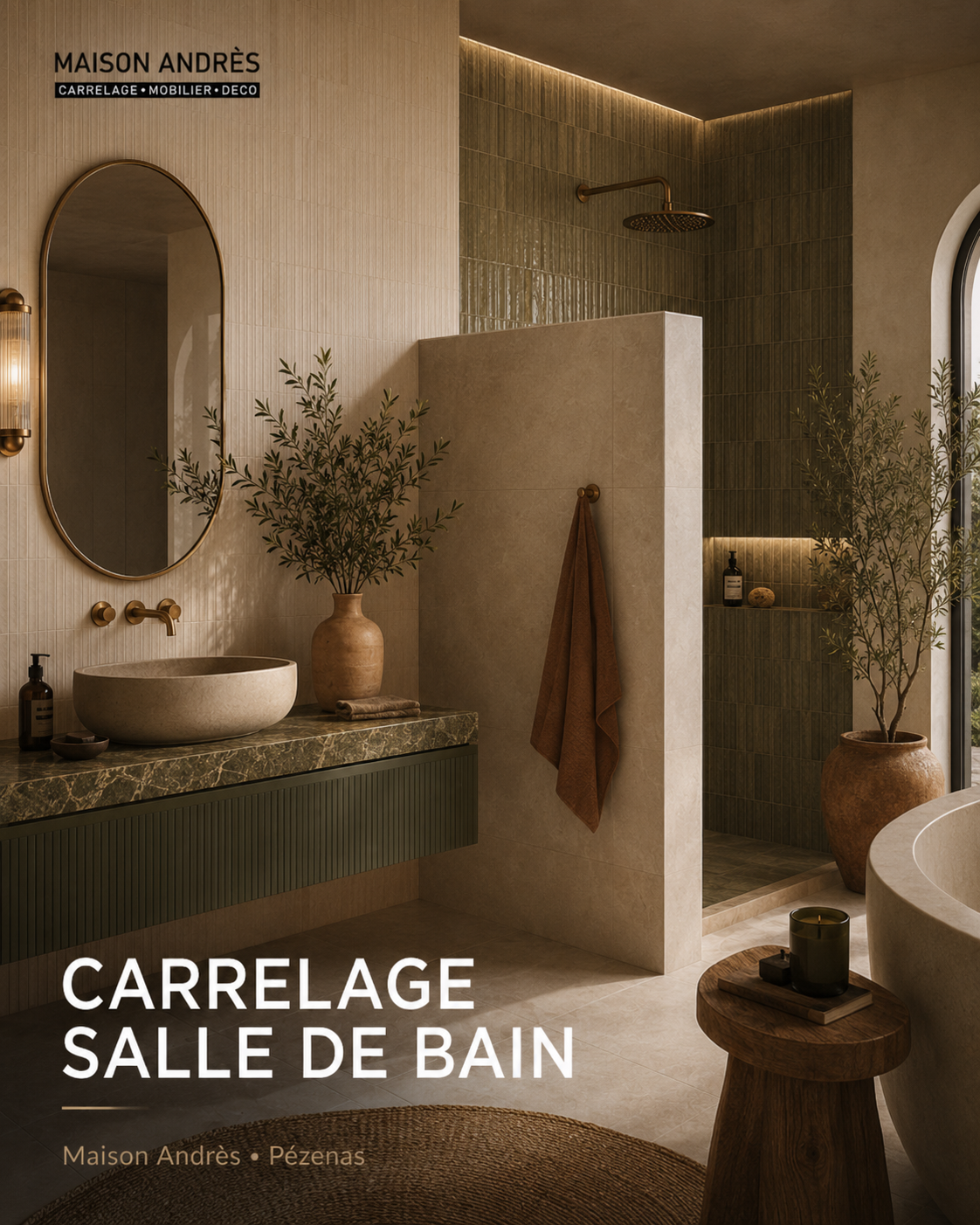 Magasin de carrelage à Pézenas | Showroom Maison Andrès