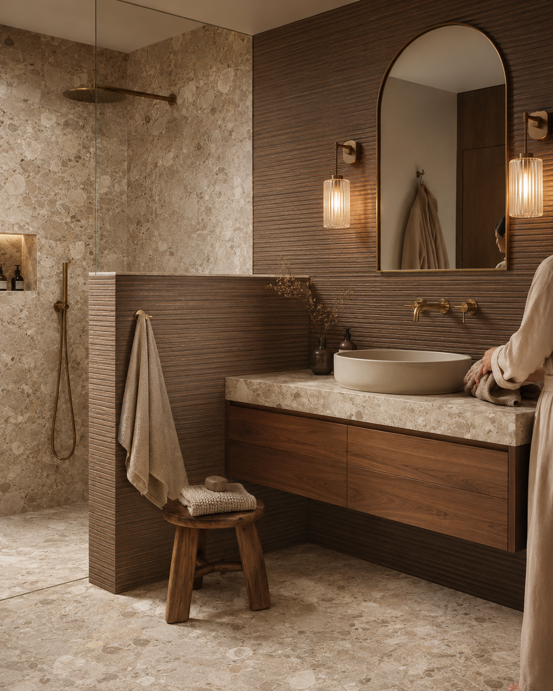 Muret de douche : l’idée déco et pratique pour la salle de bains