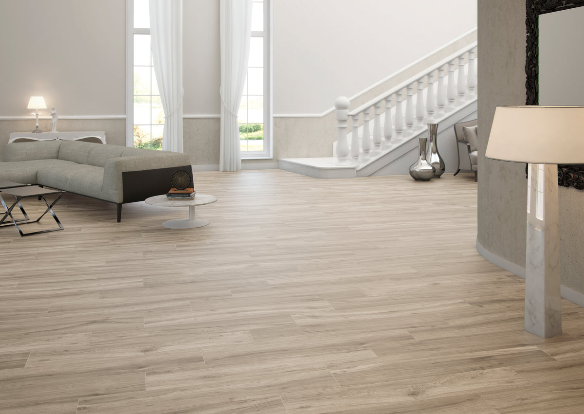 Carrelage effet bois Milena Haya mat 20x120 cm