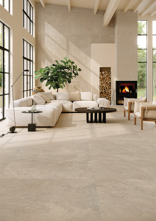 Carrelage effet pierre Eterea Naturale 122,2x122,2 cm