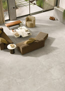 Carrelage effet pierre Eterea Perla 122,2x122,2 cm