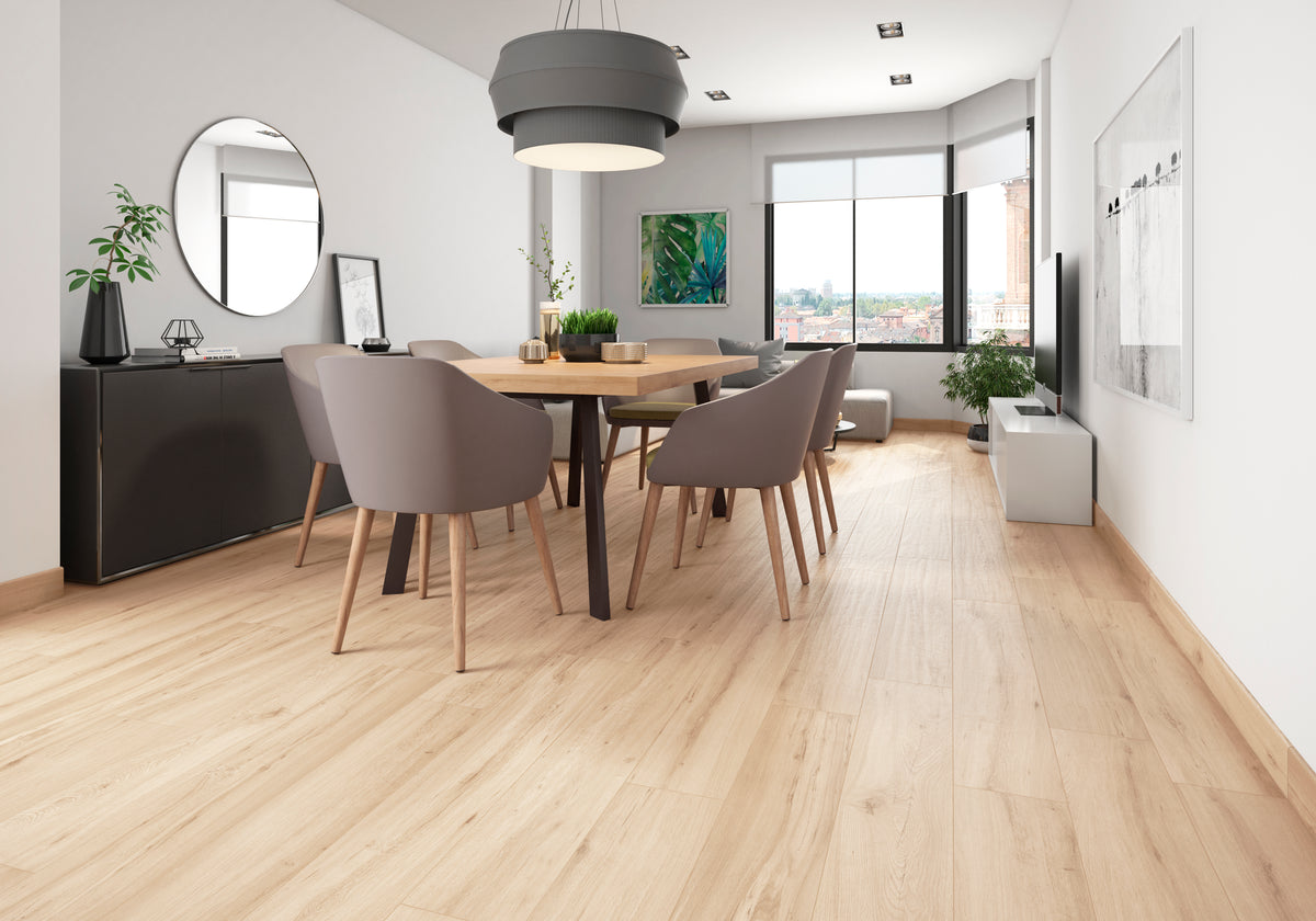 Carrelage effet bois Milena Haya mat 20x120 cm