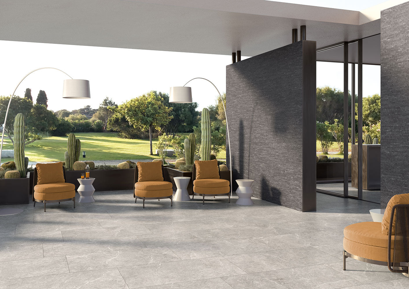 Carrelage effet pierre Holystone Grey 30,4x61 cm