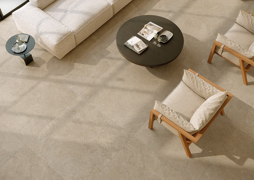 Carrelage effet pierre Eterea Naturale 122,2x122,2 cm