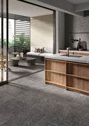 Carrelage effet pierre Holystone Dark 61x61 cm