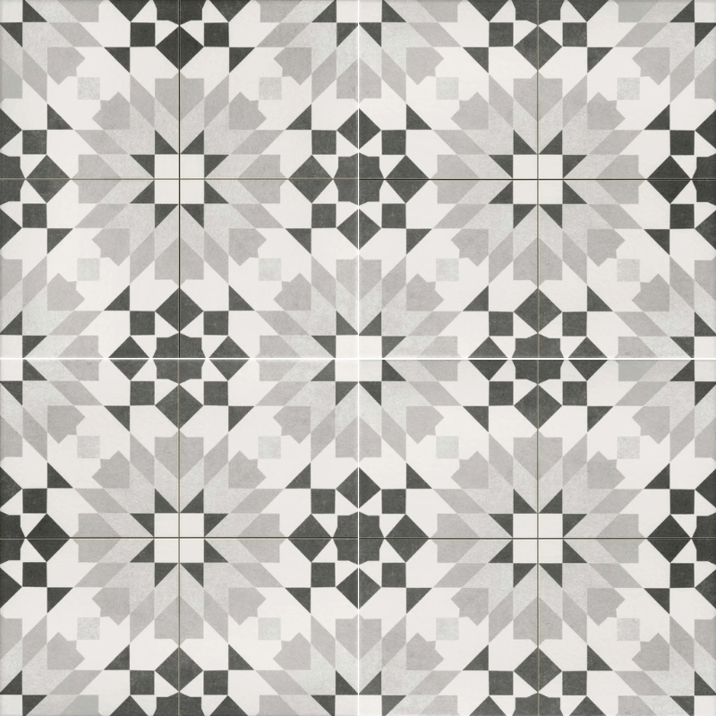 Carrelage décoratif Marrakech Grey 44x44 cm
