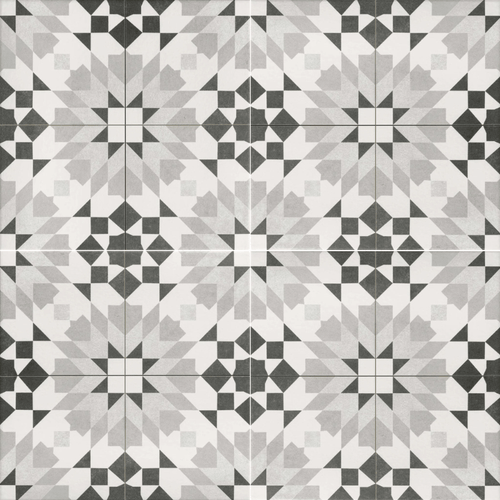 Carrelage décoratif Marrakech Grey 44x44 cm