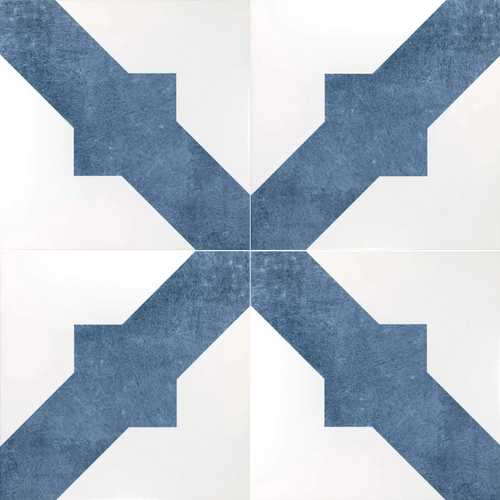 Carrelage effet carreau hydraulique Novara 44x44 cm