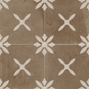 PANGEA CHOCOLATE FLOWER carrelage décoratif mat 22,3x22,3