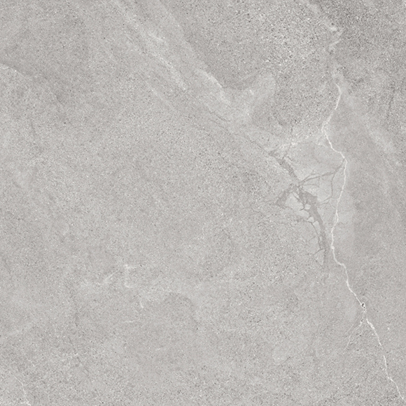 Dalle effet pierre Cortina Stone Cenere 2 cm 90x90 cm