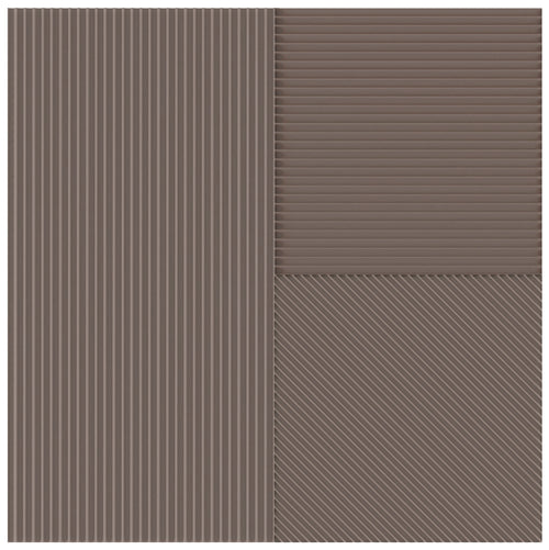 Faïence décorative Lins Brown 20x20 cm
