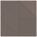 Faïence décorative Lins Brown 20x20 cm