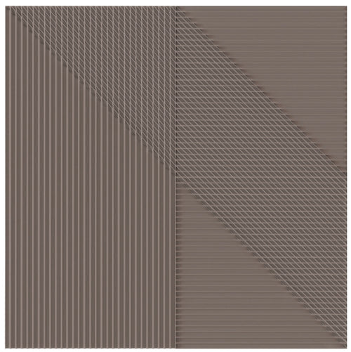 Faïence décorative Lins Brown 20x20 cm