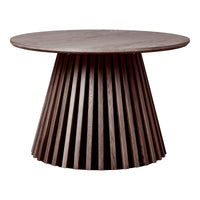 Table basse Osaka, bois fumé