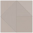 Faïence décorative Lins Taupe 20x20 cm