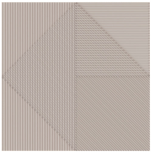 Faïence décorative Lins Taupe 20x20 cm