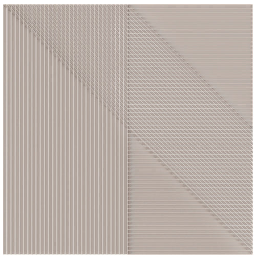 Faïence décorative Lins Taupe 20x20 cm