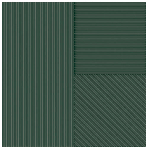 Faïence décorative Lins Teal 20x20 cm