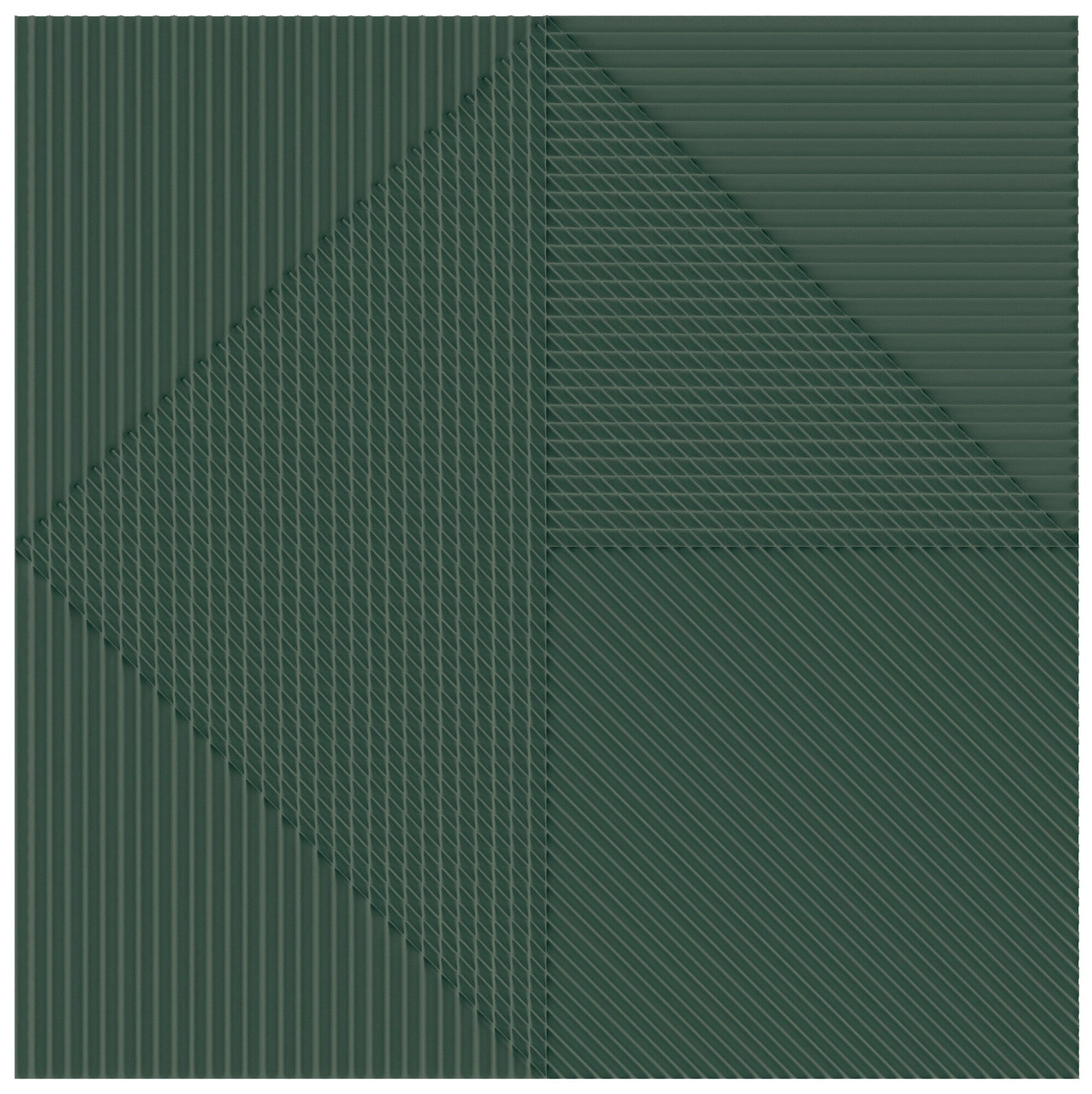 Faïence décorative Lins Teal 20x20 cm