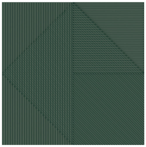 Faïence décorative Lins Teal 20x20 cm