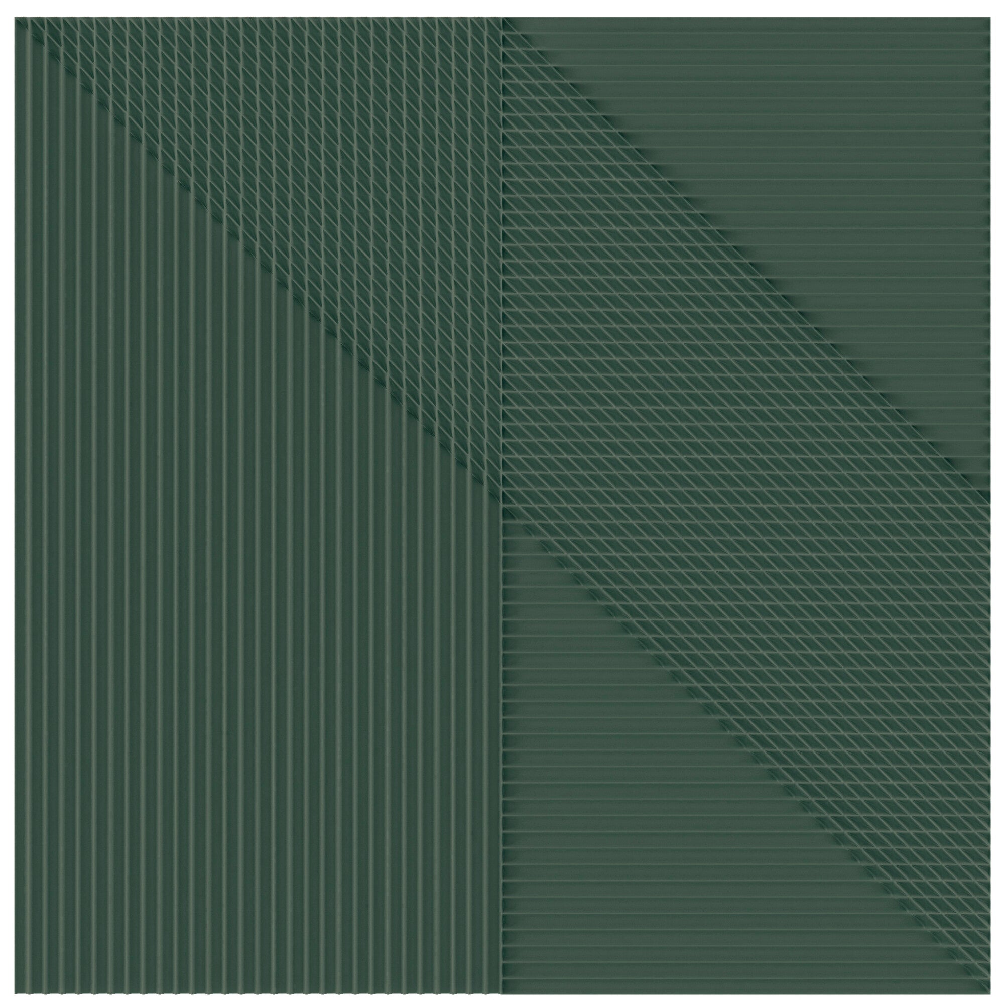 Faïence décorative Lins Teal 20x20 cm