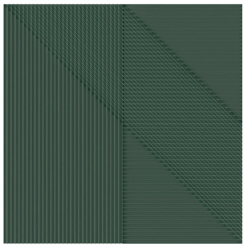 Faïence décorative Lins Teal 20x20 cm