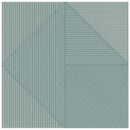 Faïence décorative Lins Mint 20x20 cm