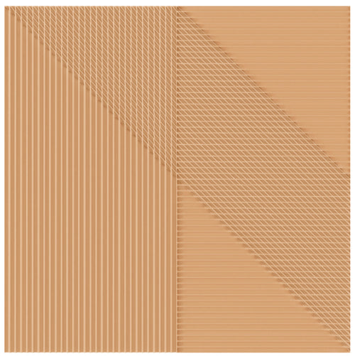 Faïence décorative Lins Sunset 20x20 cm