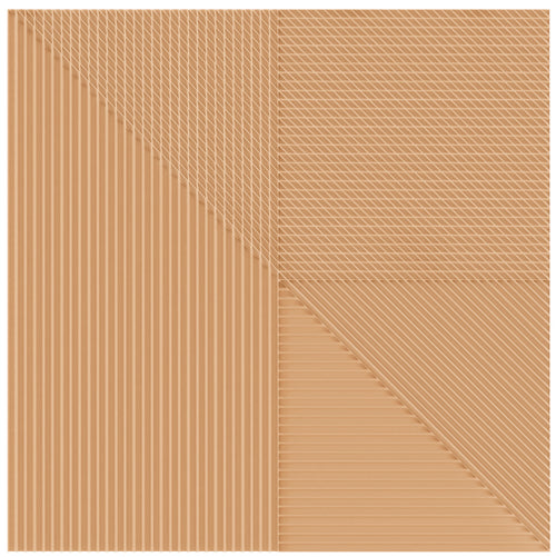 Faïence décorative Lins Sunset 20x20 cm