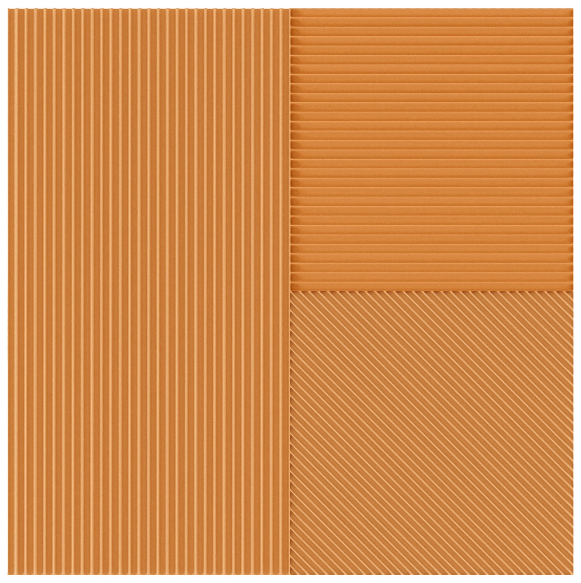 Faïence décorative Lins Pumpkin 20x20 cm