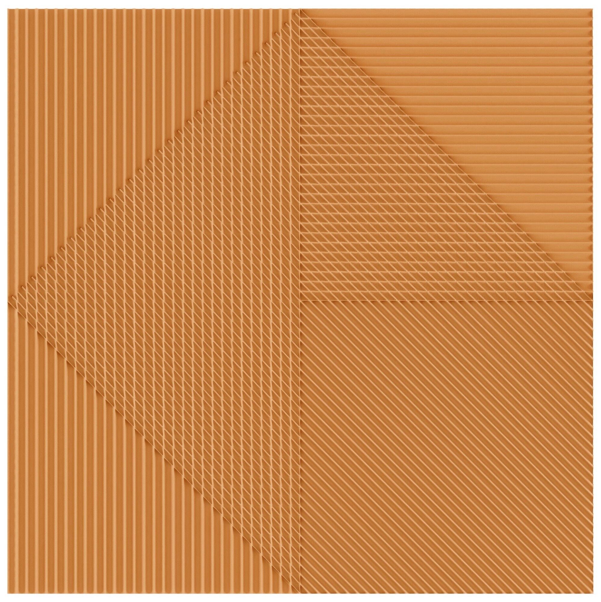 Faïence décorative Lins Pumpkin 20x20 cm