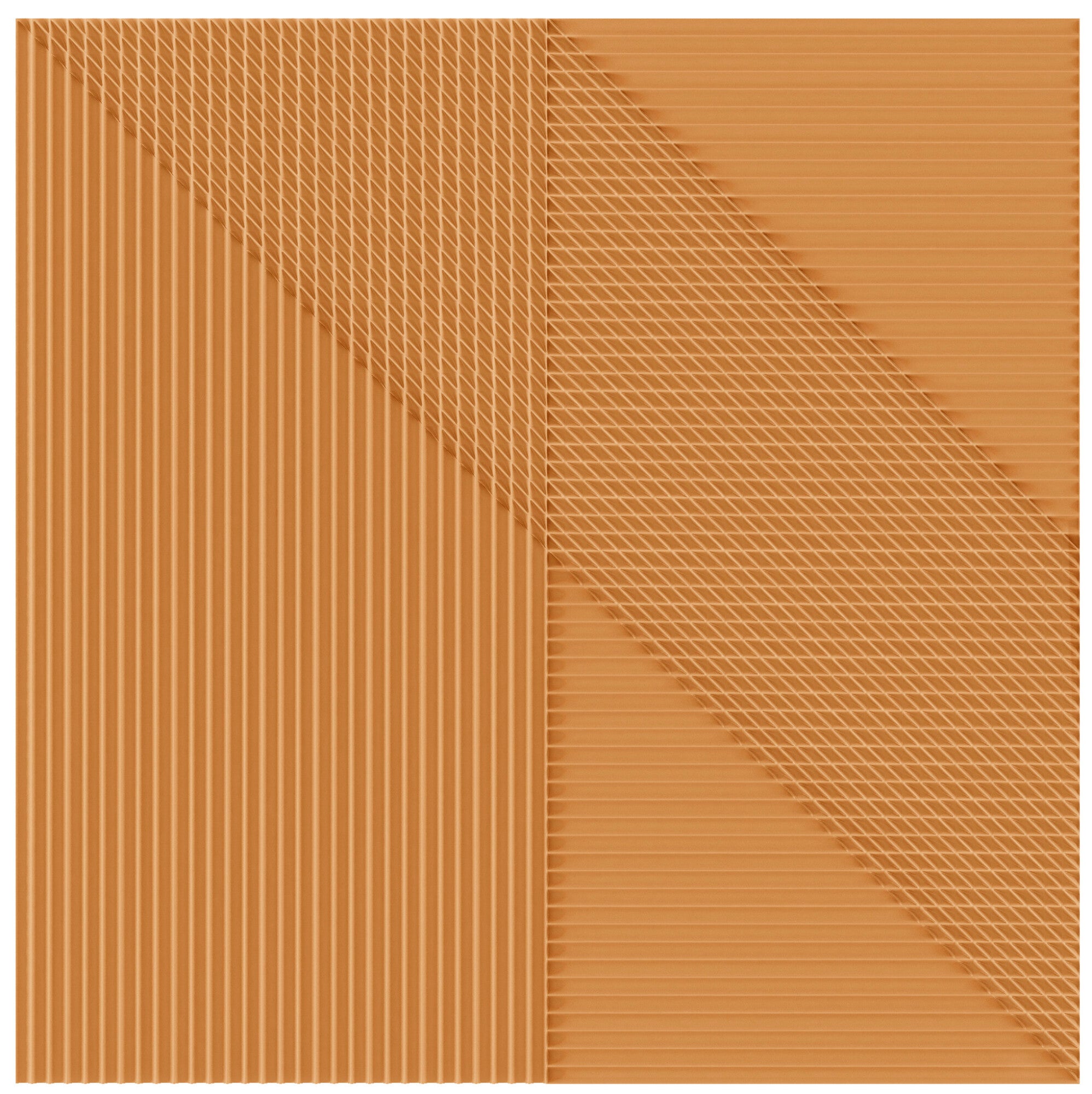 Faïence décorative Lins Pumpkin 20x20 cm