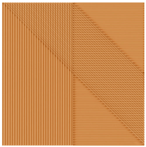 Faïence décorative Lins Pumpkin 20x20 cm