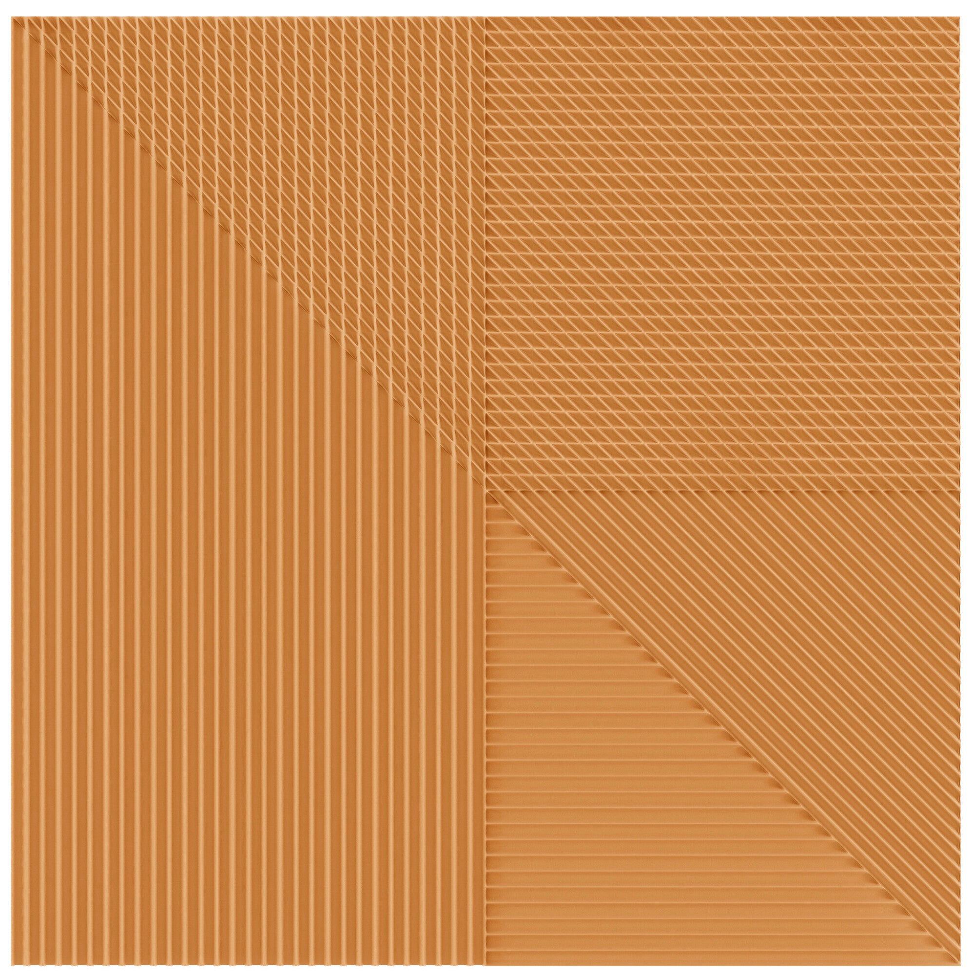 Faïence décorative Lins Pumpkin 20x20 cm