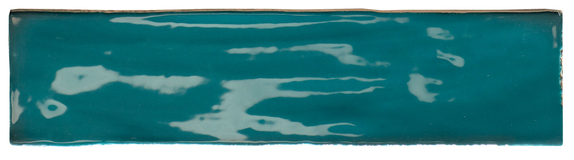 Faïence brillante California Green 7,5x30 cm