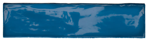 Faïence brillante California Blue 7,5x30 cm