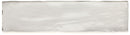 Faïence brillante California White 7,5x30 cm
