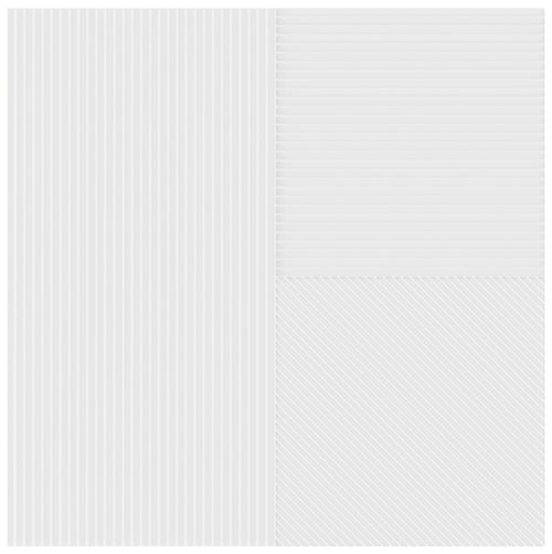 Faïence décorative Lins White 20x20 cm