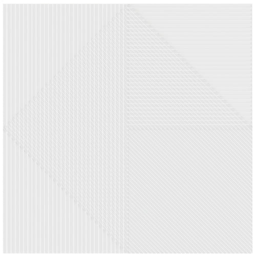 Faïence décorative Lins White 20x20 cm