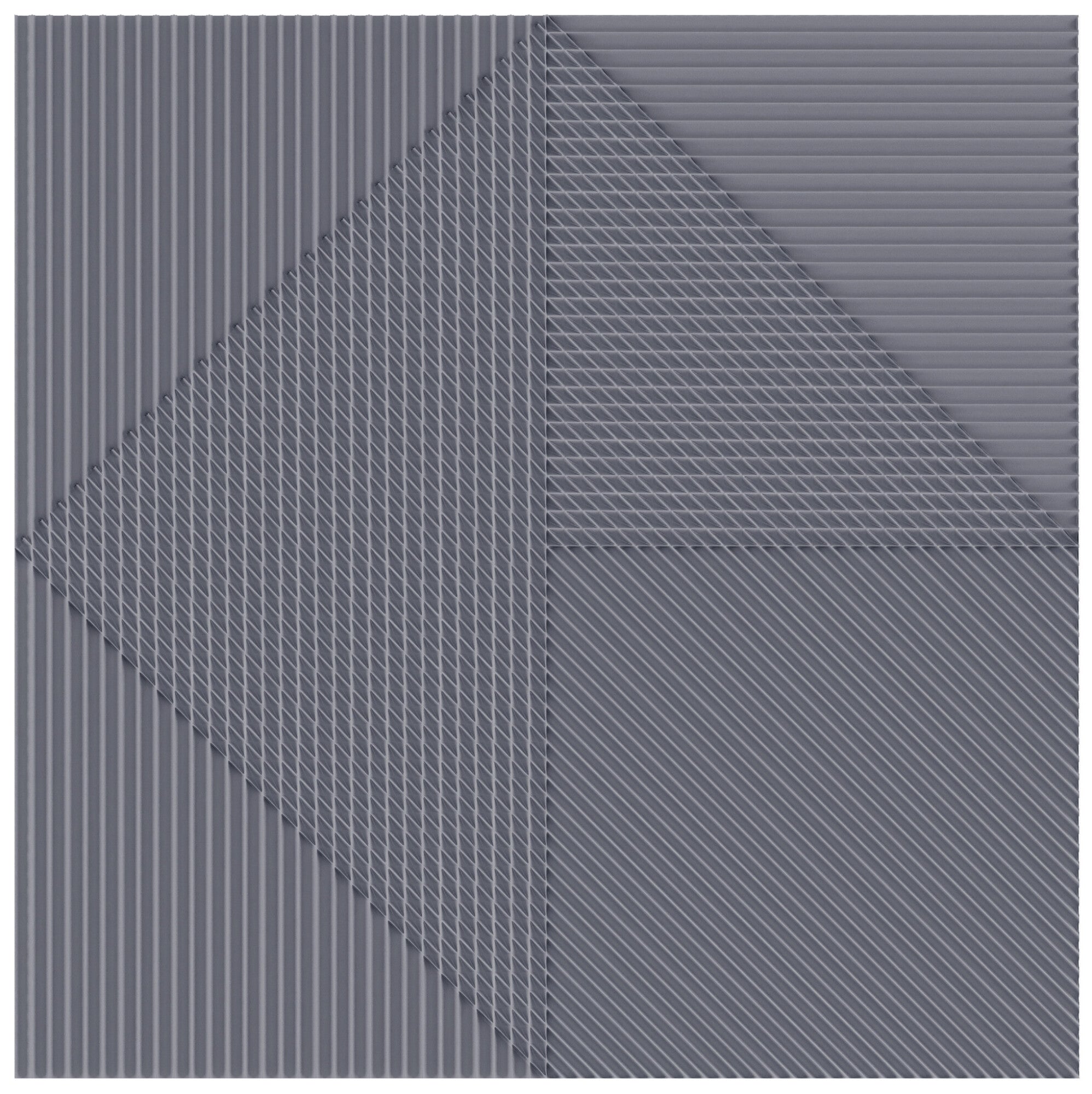 Faïence décorative Lins Grey 20x20 cm