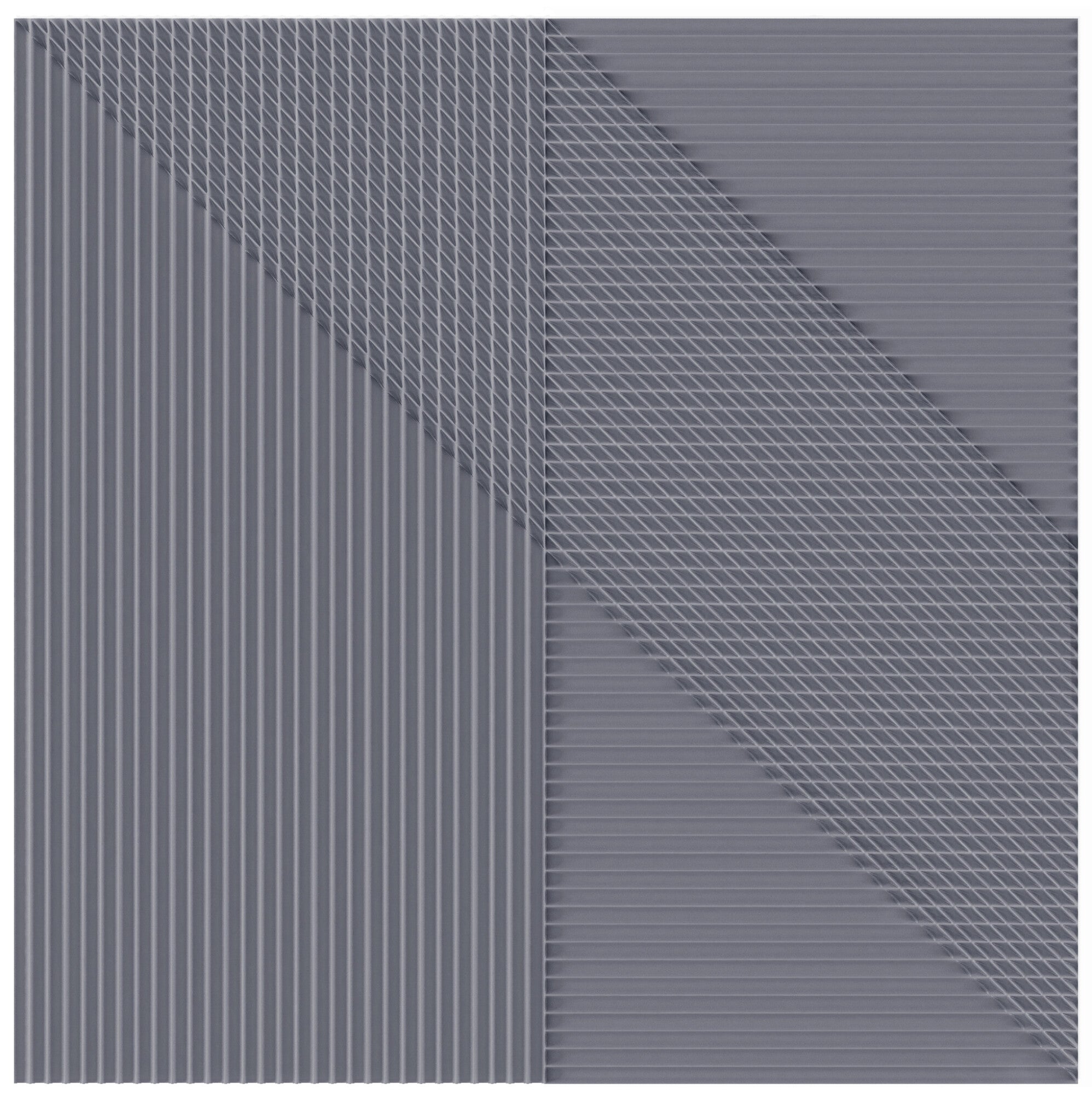 Faïence décorative Lins Grey 20x20 cm
