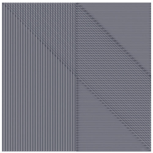 Faïence décorative Lins Grey 20x20 cm
