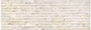 Carrelage mural relief terrazzo Fluted Terrazo Beige 40x120 cm