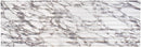 Carrelage mural relief marbre Fluted Calacatta Viola 40x120 cm
