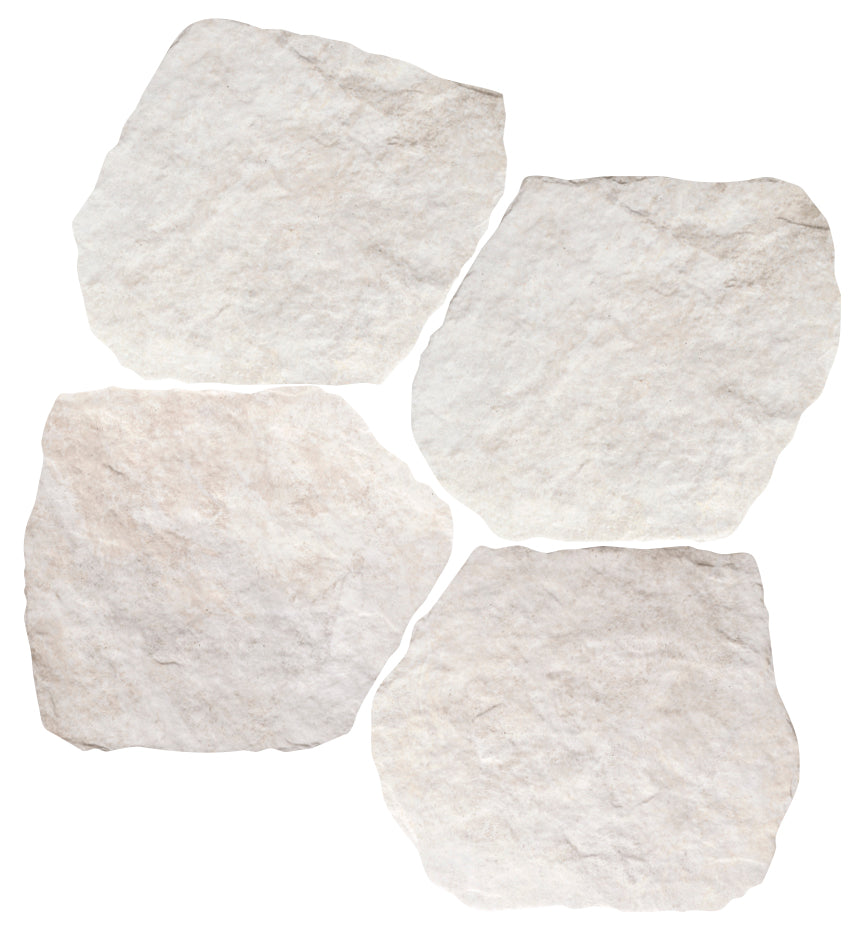 Carrelage effet pierre Cuzco White 28,5x33 cm