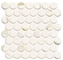 Mosaïque ronde Calacatta Gold Circle 30,9x30,9 cm