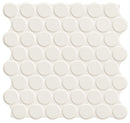 Mosaïque ronde Circle White 30,9x30,9 cm